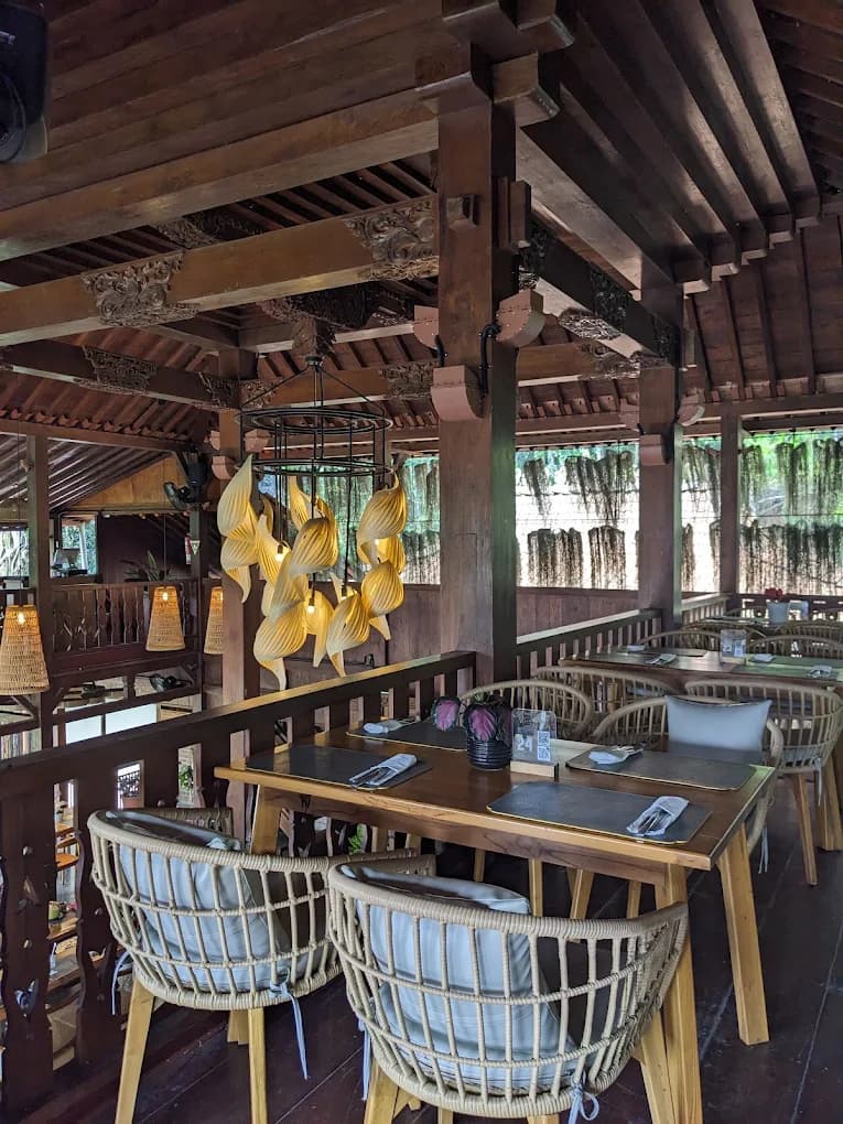 Upper dining area at The Bottle Tree Restaurant