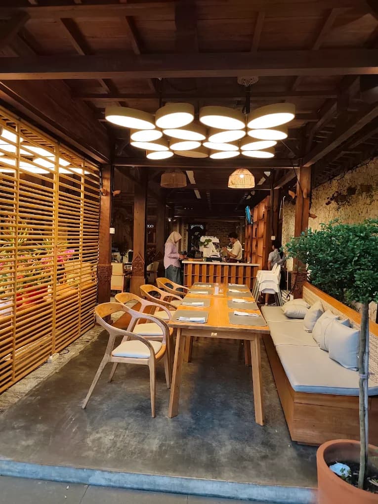 Restaurant seating at The Bottle Tree Restaurant
